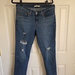 Levi's Sz 29 Boyfriend Straight Leg Jeans
